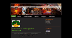 Desktop Screenshot of burgkeller-rudolstadt.com